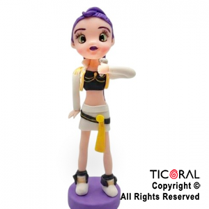 ADORNO GUERRARA K POP RUMY PORCELANA FRIA x 1